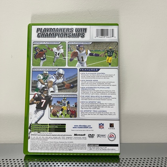 Madden NFL 2004 (Microsoft Xbox, 2003) Complete. - Picture 2 of 4